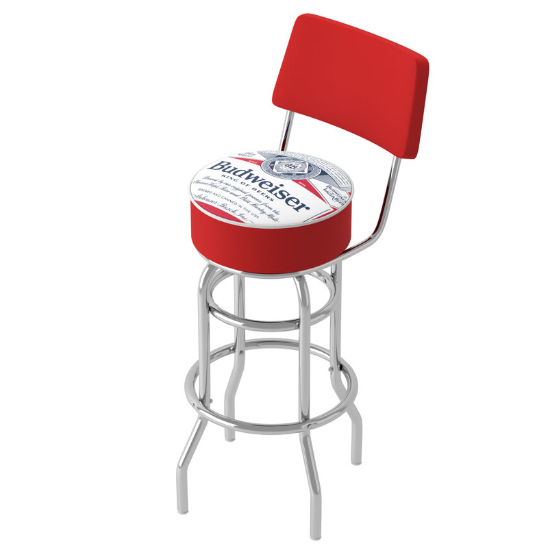 Tabouret de bar pivotant 31 po Budweiser