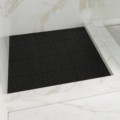 12.2'' L x 12.2'' W Plastic Interlocking Deck Tile