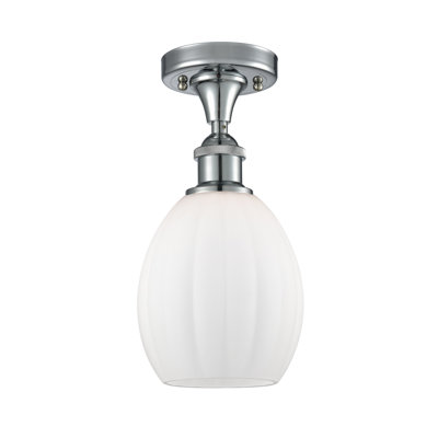 Bolduc Glass Semi Flush Mount