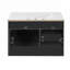 Armoire de salle de bain murale avec armoire latérale, portes à fermeture douce et tiroirs, meuble-lavabo moderne avec lavabo-707685583