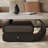 Rock plate oval coffee table-367705586
