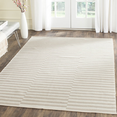 Dunkin Geometric Cotton Hand Woven Area Rug