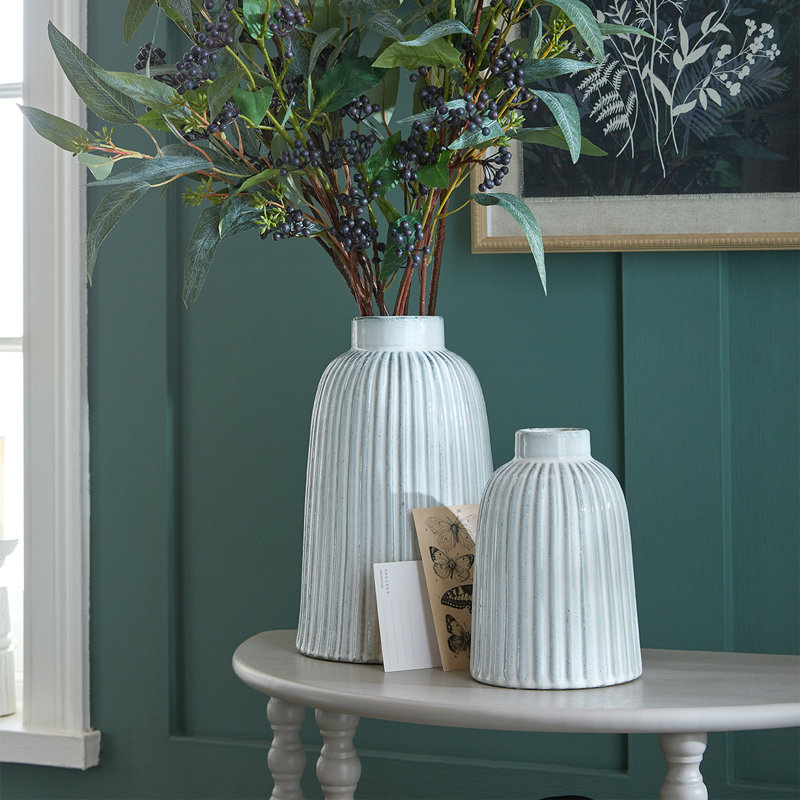 Catheline Handmade Ceramic Table Vase, 30cm H x 19cm W x 19cm D