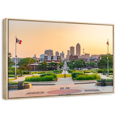 Parc et horizon des Moines