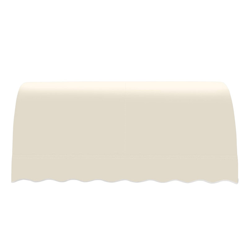 Awntech Savannah Acrylic Fabric Fixed Awning, Linen, 31" H x 88.5" W x 24" D