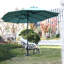 Grand parasol d'extérieur double face 14,8 pi avec manivelle (kaki) (sans base)-2000432905