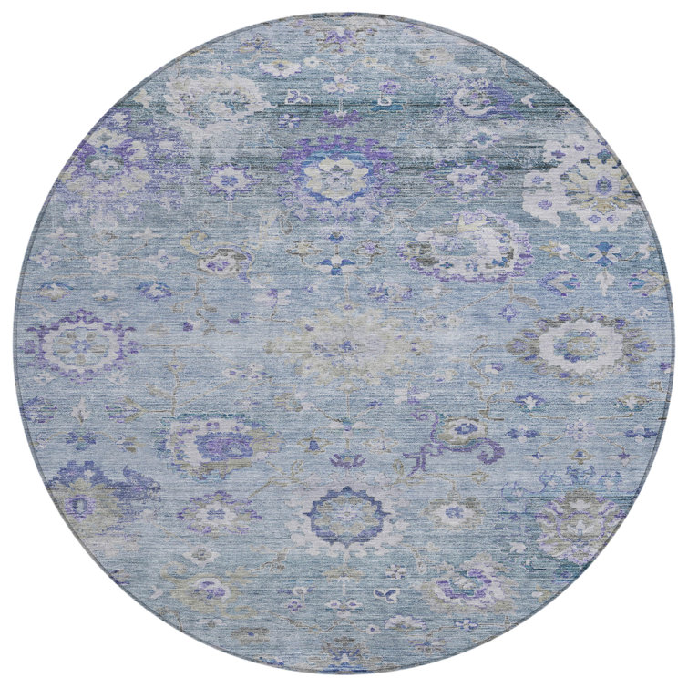 Machine Washable Indoor/Outdoor Chantille ACN1107 Sky Rug
