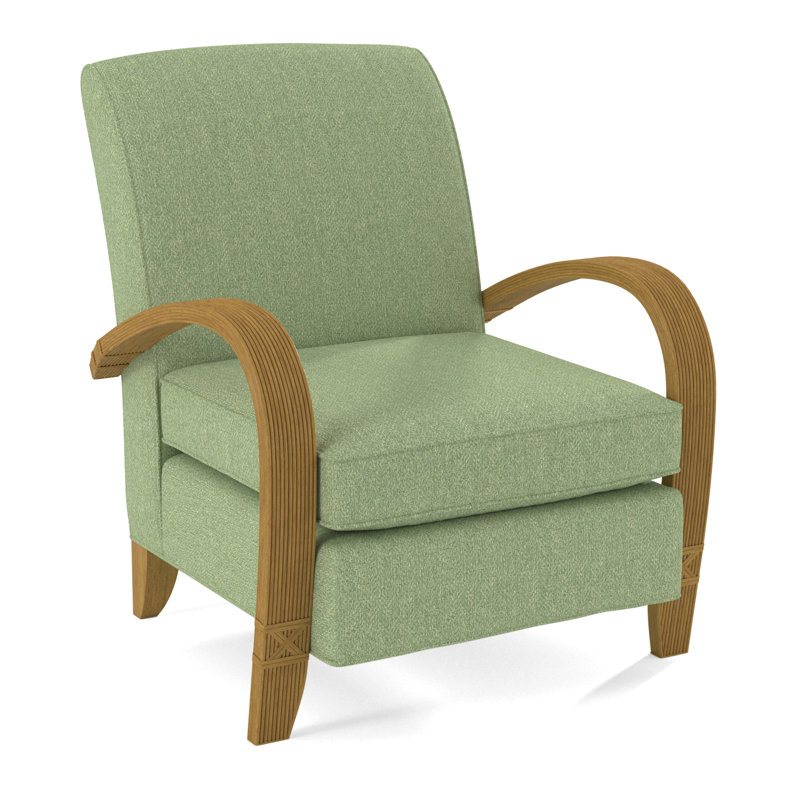 Vero Armchair, Honey, White Performance Fabric; 0851-94