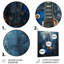 Décoration murale déesse de la guitare bleue - musique Jazz-642443653-671712796