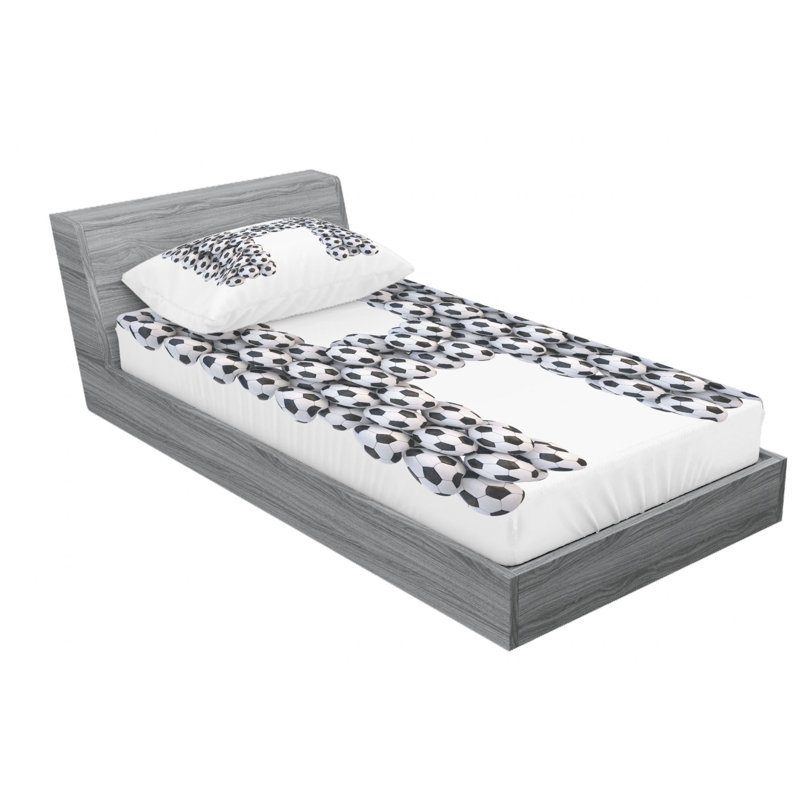 Microfiber Sheet Set, Twin Sheet Set with Fitted Sheet, H