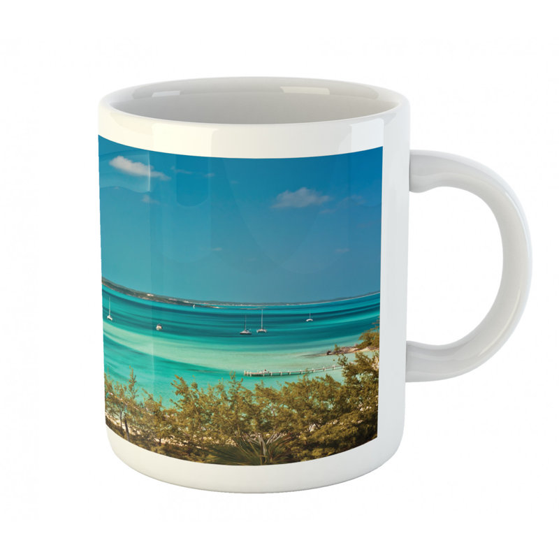 Grande tasse à café voilier