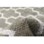 Tapis gris foncé noué à la main à motif géométrique Doward