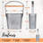 Autumn Alley Free Standing Galvanized Rustic Farmhouse Toilet Paper Holder-124455613