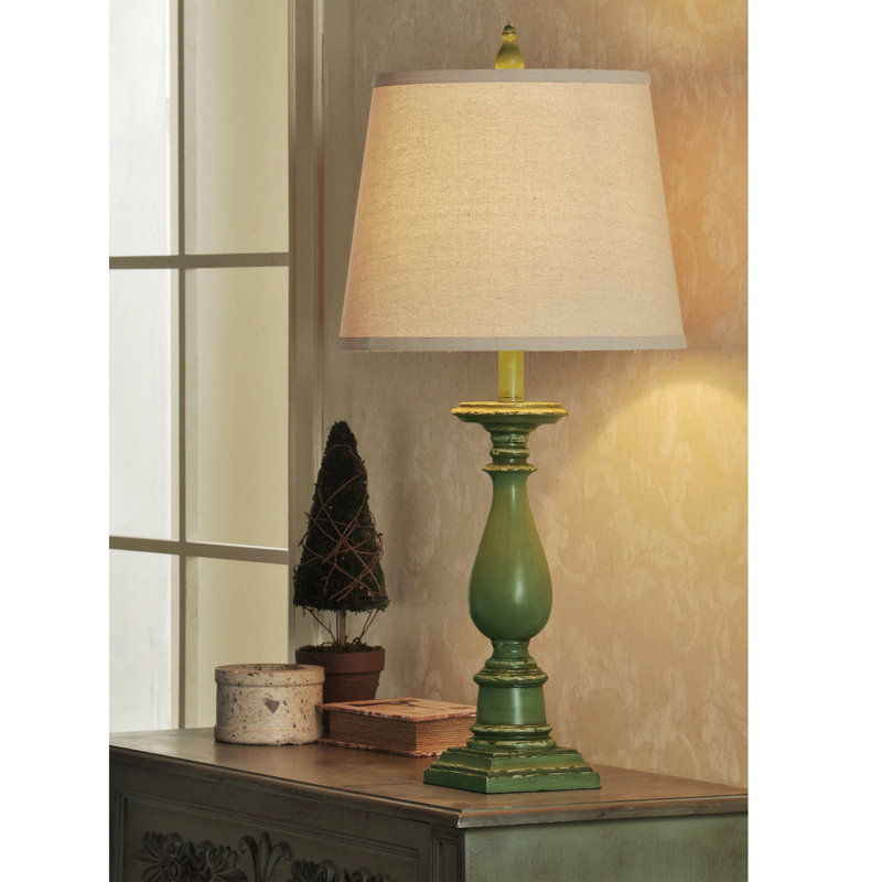 Lampe de table 31 po Hendershot, Avignon vert