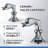 Ornate Swan Style Bathroom Sink Faucet Combo Deck Mount Sink Mixer Tap Set Hot Cold Water Vessel Sink Faucet 2-handle-104434583