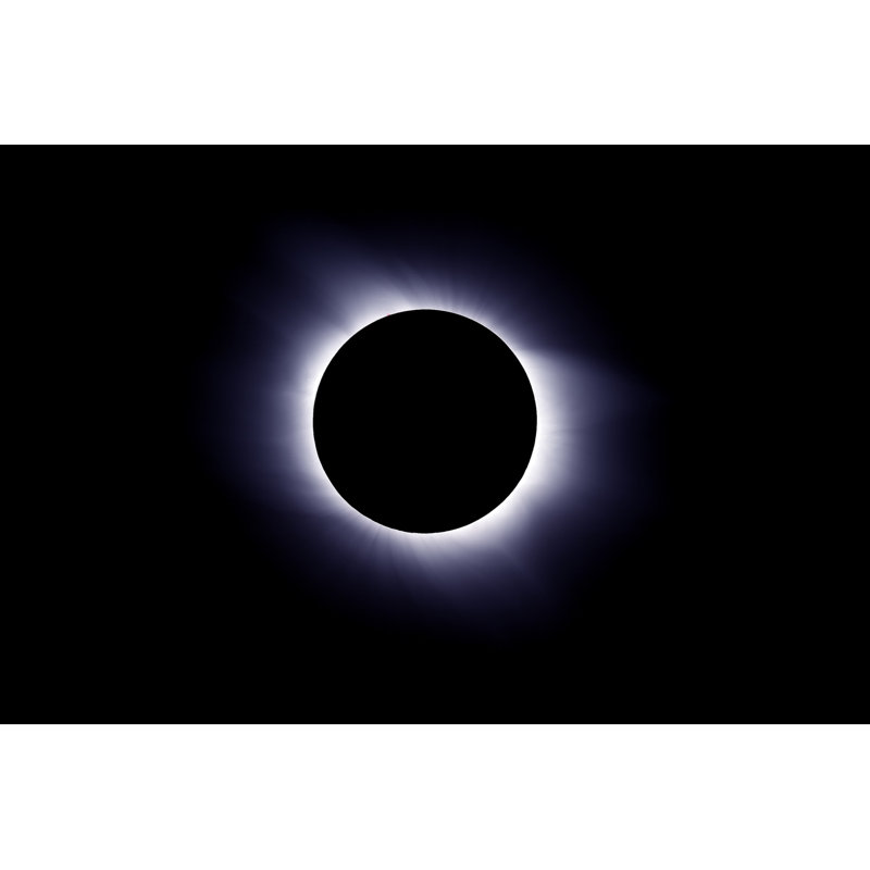 Solar Eclipse On by Manfred_Konrad - Wrapped Canvas Print, 81cm H x 122cm W x 3.8cm D