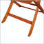 Ensemble de chaises de patio pliables pliables (ensemble de 4)