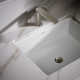 Verticyl Rectangular Undermount Bathroom Sink with Overflow