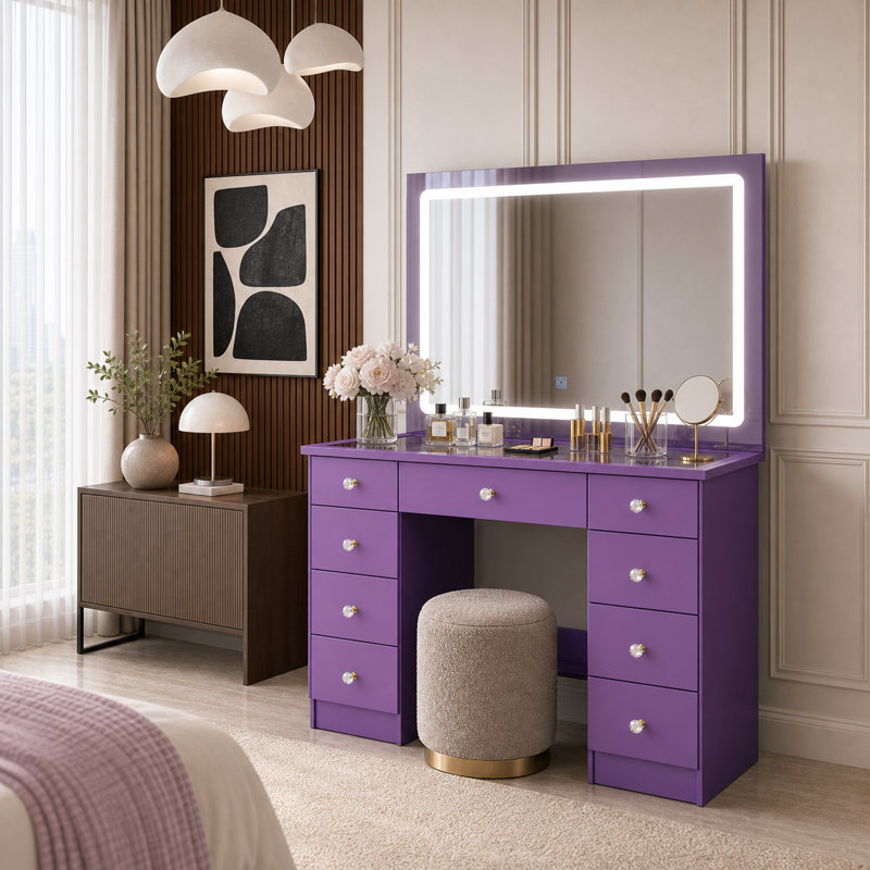 Meuble-lavabo l 43,3 po avec miroir lumineux