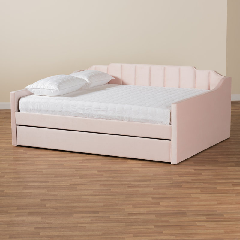 Callao Upholstered Daybed, Pink, Full