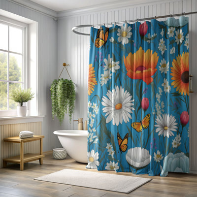 Rideau de douche Blooming Harmony - Premium