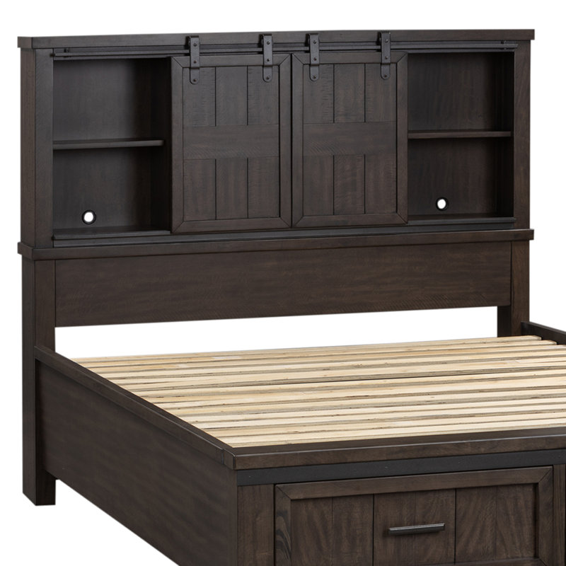 Lexee Bookcase Bed, Queen