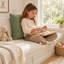 Coussin décoratif texturé texturé avec fermeture à glissière invisible-134096026