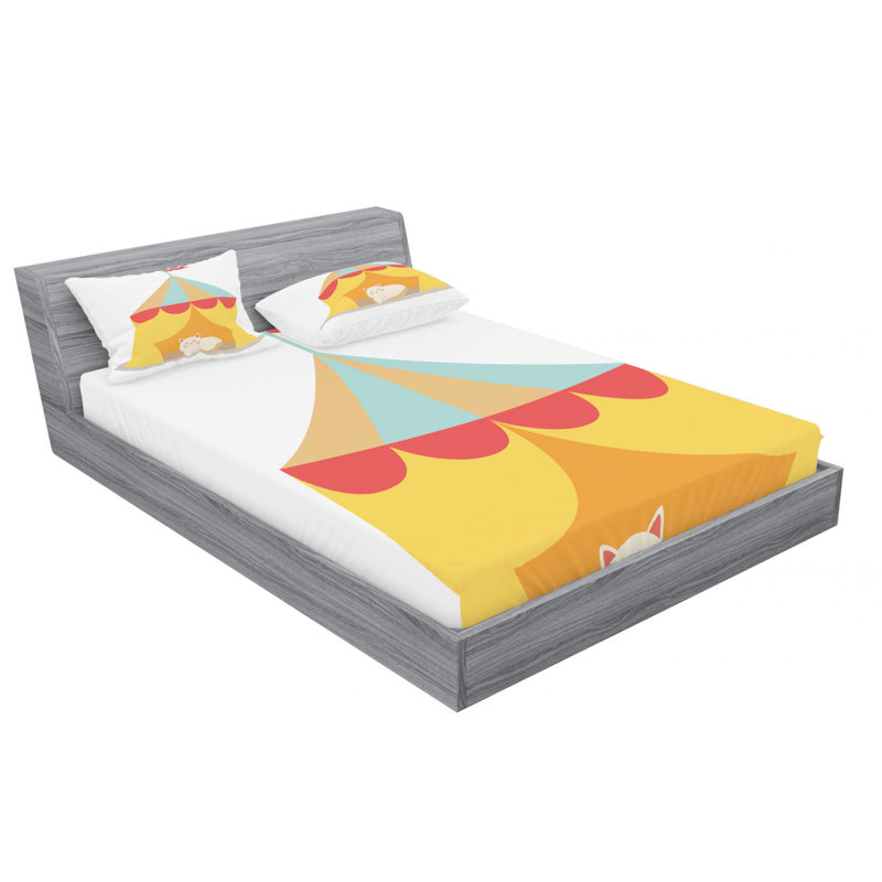 Microfiber Sheet Set, Full Sheet Set with Fitted Sheet