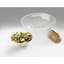 10 1/4" Clear Acrylic Pebble Bell Bowl