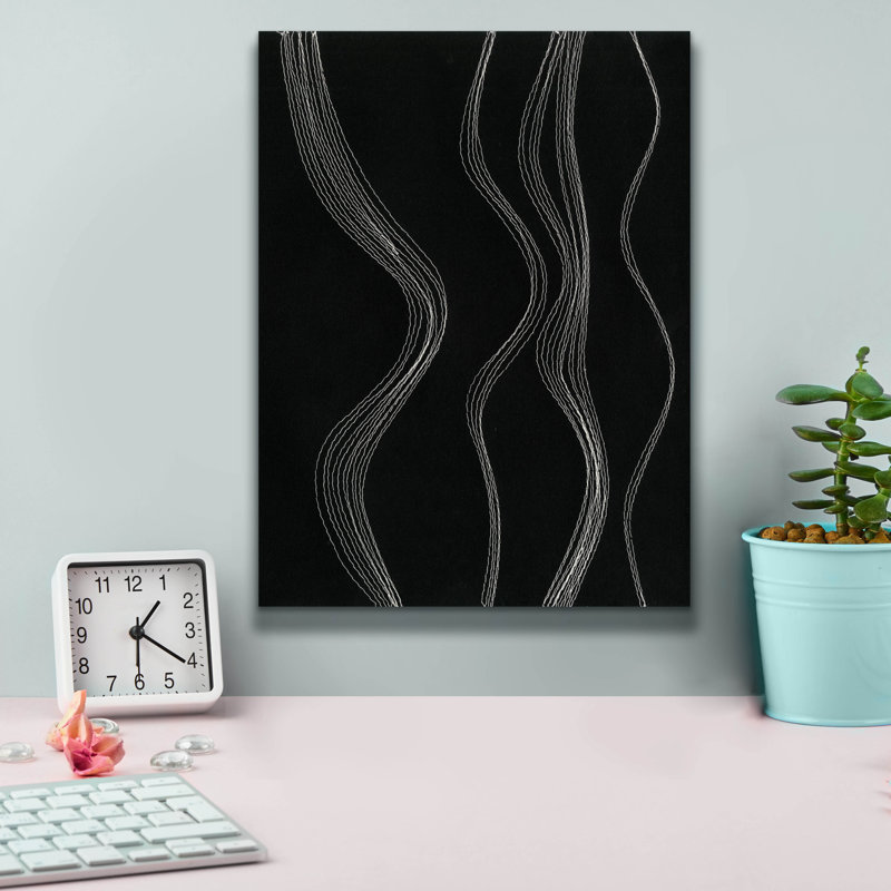 «Rippling Stitches II» par Regina Moore, H 16 po x l 12 po x P 0,75 po