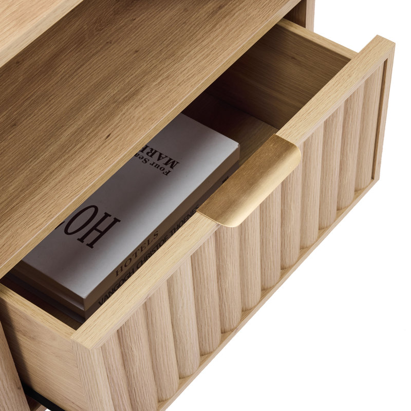 Table de chevet avec tiroir de rangement Cylora