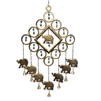 Caravan Bell Chime in Burnt Gold