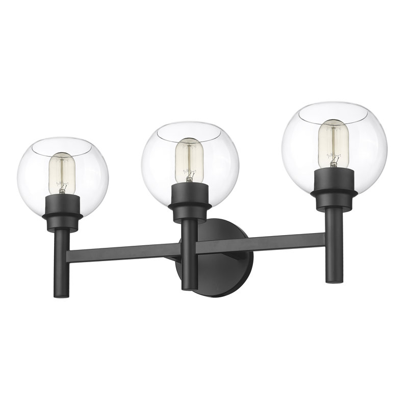 Jojean 3 - Light Dimmable Vanity Light, Matte Black