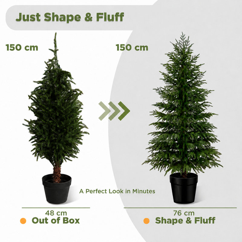 Faux Tree in Nursery Pot, 150cm/5ft