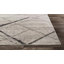 Tapis contemporain ivoire, gris et gris anthracite à rayures abstraites Amii-846218075