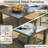 7 Seats Modern Outdoor Furniture With Coffee Table & Side Table-60416647