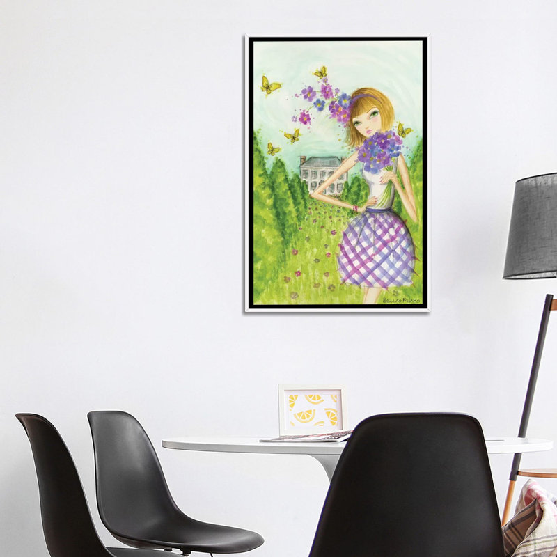 Printemps à Summerside # 2, art, Toile blanche encadrée, H 48 po x l 32 po x P 1,5 po