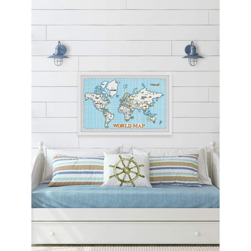 Bradberry Large Country, reproduction encadrée, H 24 po x l 36 po x 1,5 po