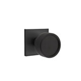 Emtek Select Passage Knobset w/ Square Rosette, Conical Stem & Knurled Knob
