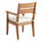 Echols 6 - Person Rectangular Teak Outdoor Dining Set with Cushions