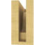 Bois de cèdre brut Newport, grain de bois TimberThane, brun clair apprêté-88292478