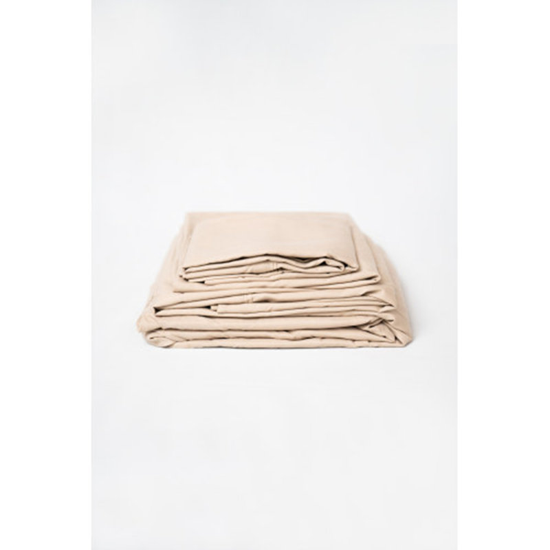 Sleep 4-Piece Rayon From Bamboo Sheet Set, Ensemble de draps très grand californien avec 2 t, Étain
