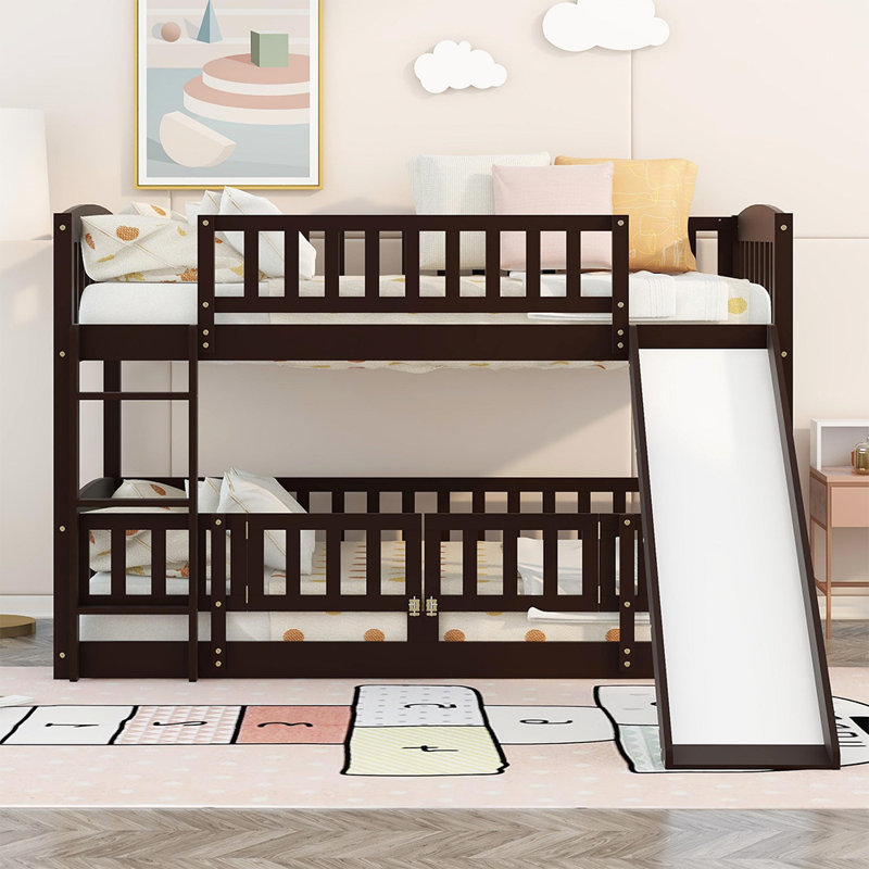 Giasone Kids Twin Over Twin Bunk Bed