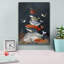  «Pile Of - Whales» par Doron David, art mural sur toile, 12 po x 16 po-610201183