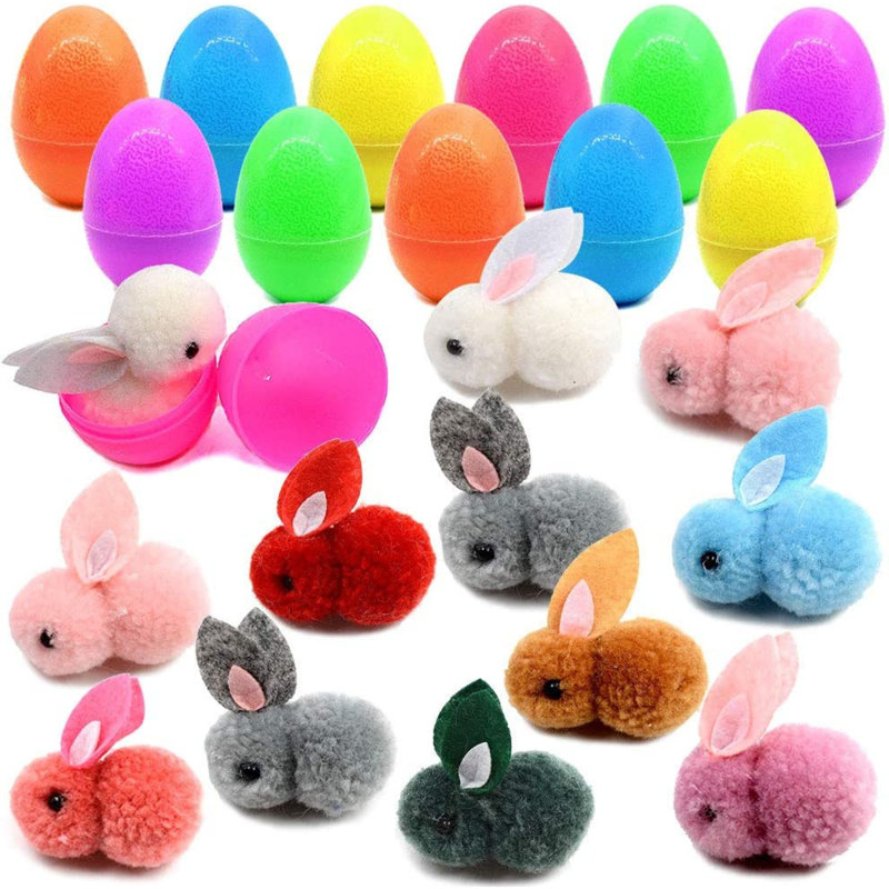 Oeufs de Pâques remplis de lapin