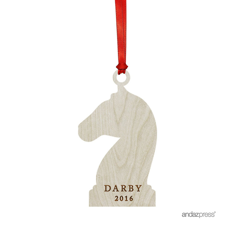 Wood Animals Holiday Shaped Ornament, Yes