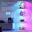 Freestanding Rotating Glass Display Cabinet with Motion Sensor Motion RGB Lights-64439787