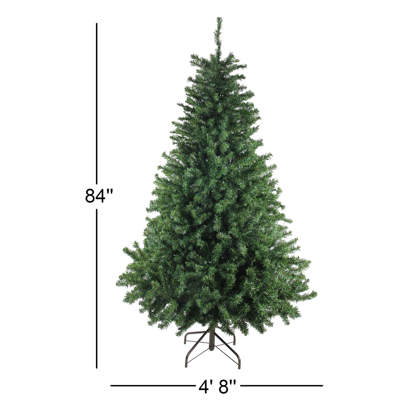 Artificial Pine Christmas Tree, 84" H