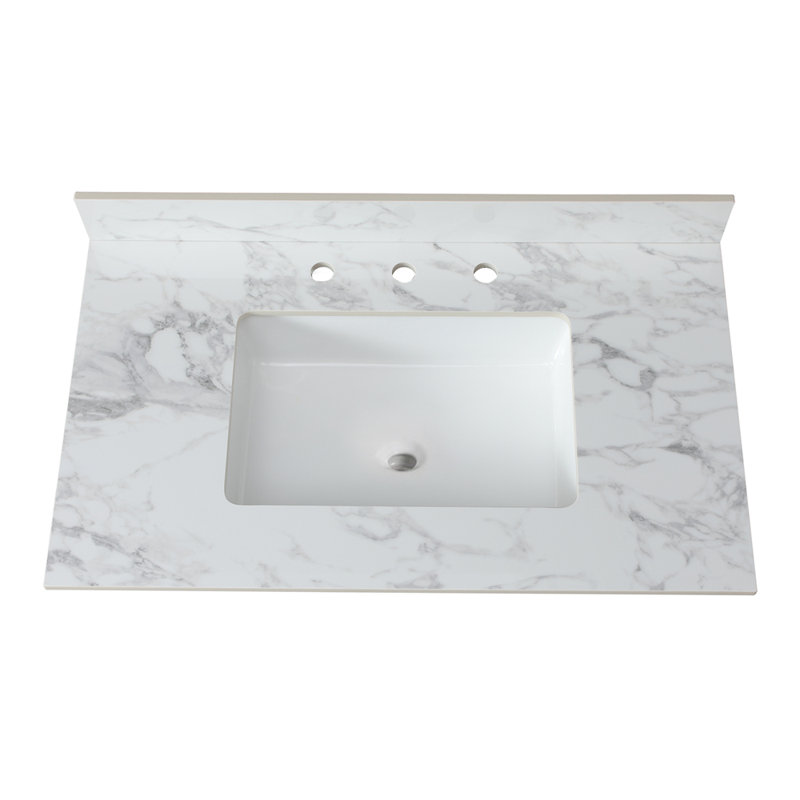 Premium White Vanity Countertop