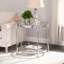 W82153571 Table de bout contemporaine en acrylique - H 22,25 po x l 22,05 po x P 22,05 po